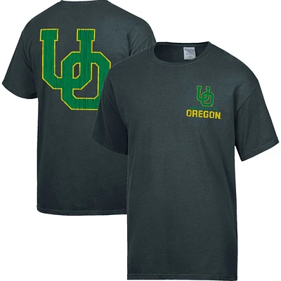 T-shirt avec logo vintage des Ducks de l'Oregon au charbon bois confortable