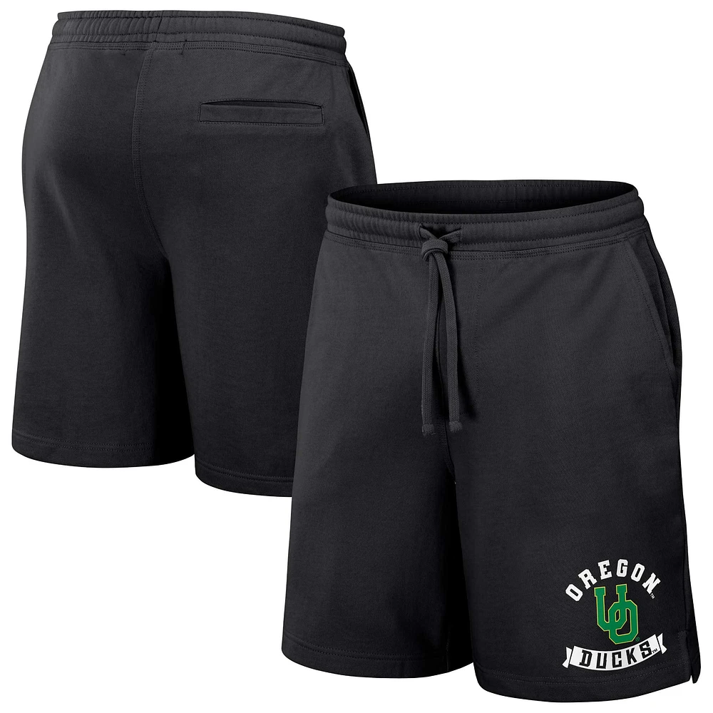 Collection Darius Rucker pour homme par Fanatics Short noir avec logo Oregon Ducks