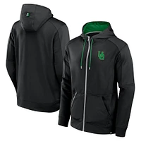 Sweat à capuche entièrement zippé Fanatics pour hommes, noir, Oregon Ducks Defender