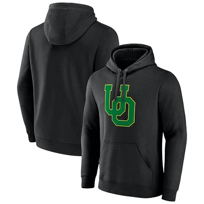 Sweat à capuche en polaire noir Fanatics Oregon Ducks pour hommes