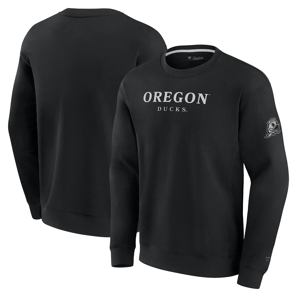 Men's Fanatics Black Oregon Ducks Unlimited Pullover Sweatshirt