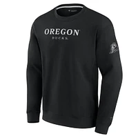 Men's Fanatics Black Oregon Ducks Unlimited Pullover Sweatshirt