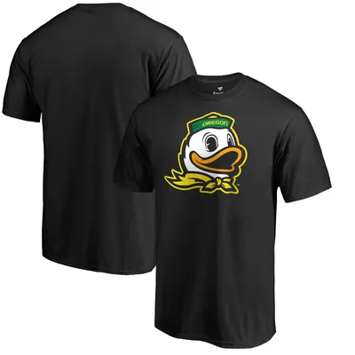 Oregon Ducks Fanatics Branded Primary Logo T-Shirt - Black