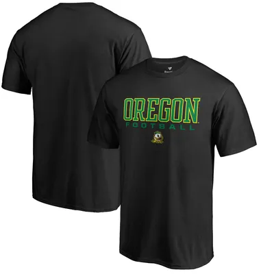 Oregon Ducks Fanatics Branded True Sport Football T-Shirt - Black