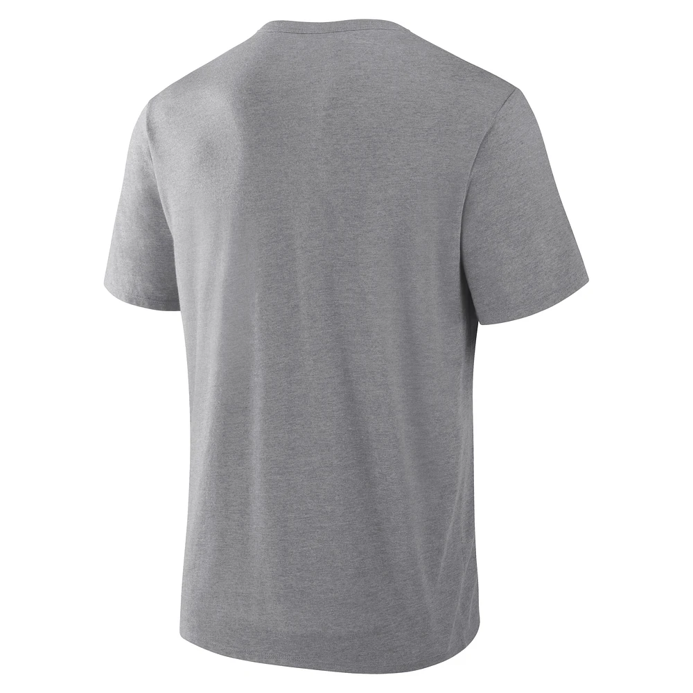Men's Fanatics Gray Oregon Ducks Dynamic Showdown Tri-Blend T-Shirt