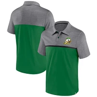 Polo Fanatics vert/gris pour homme des Oregon Ducks