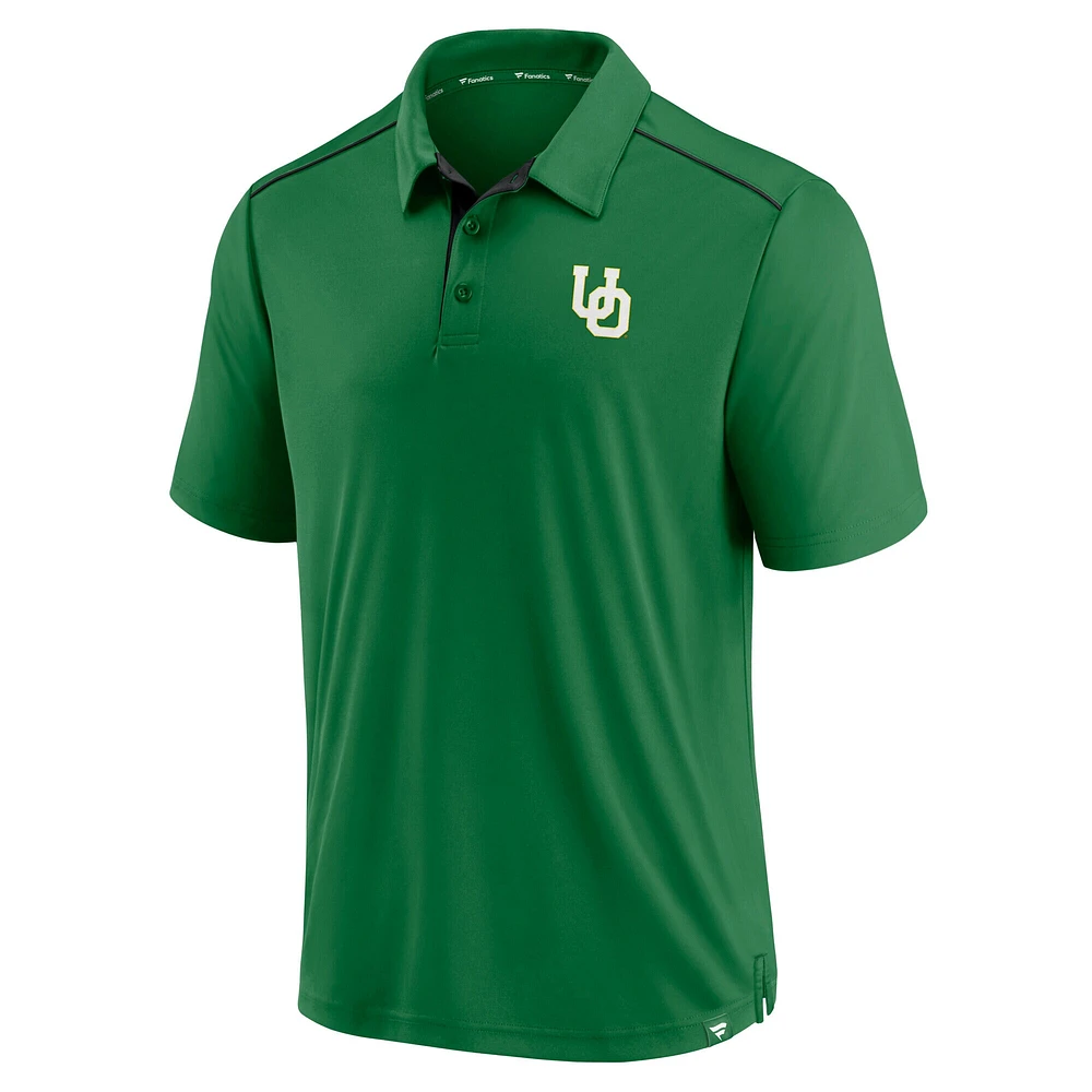 Men's Fanatics Green Oregon Ducks Always Scoring Block Party Polo