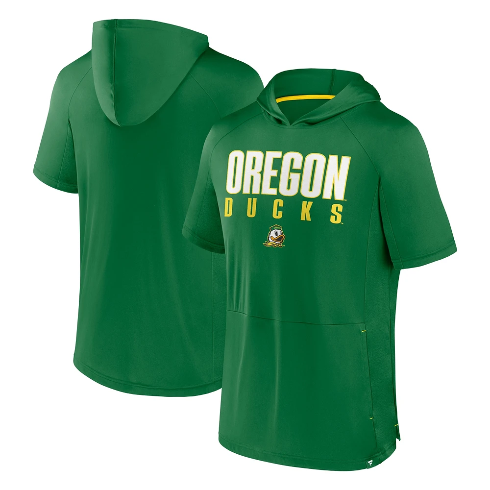 Men's Fanatics  Green Oregon Ducks Core Read Hoodie T-Shirt