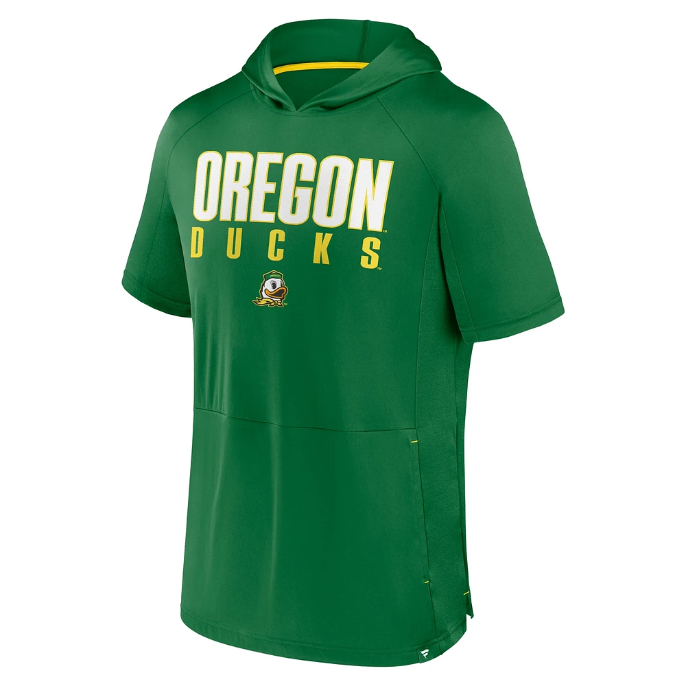 T-shirt à capuche Core Read pour homme Fanatics Green Oregon Ducks