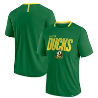 T-shirt vert fanatique pour homme Oregon Ducks Defender Fade Slant