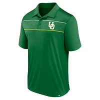 Men's Fanatics  Green Oregon Ducks Defender Polo