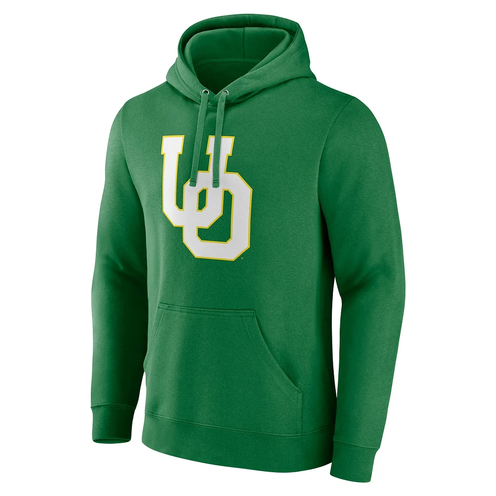 Sweat à capuche en polaire vert Oregon Ducks Fanatics pour hommes