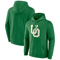 Sweat à capuche en polaire vert Oregon Ducks Fanatics pour hommes