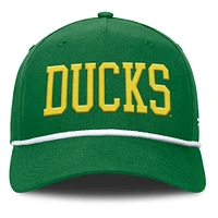 Men's Fanatics Green Oregon Ducks Foul Ball Rope Adjustable Hat