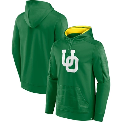 Men's Fanatics Green Oregon Ducks On The Ball Pullover Hoodie