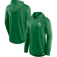 Men's Fanatics Green Oregon Ducks Photo Finish Hoodie Long Sleeve T-Shirt