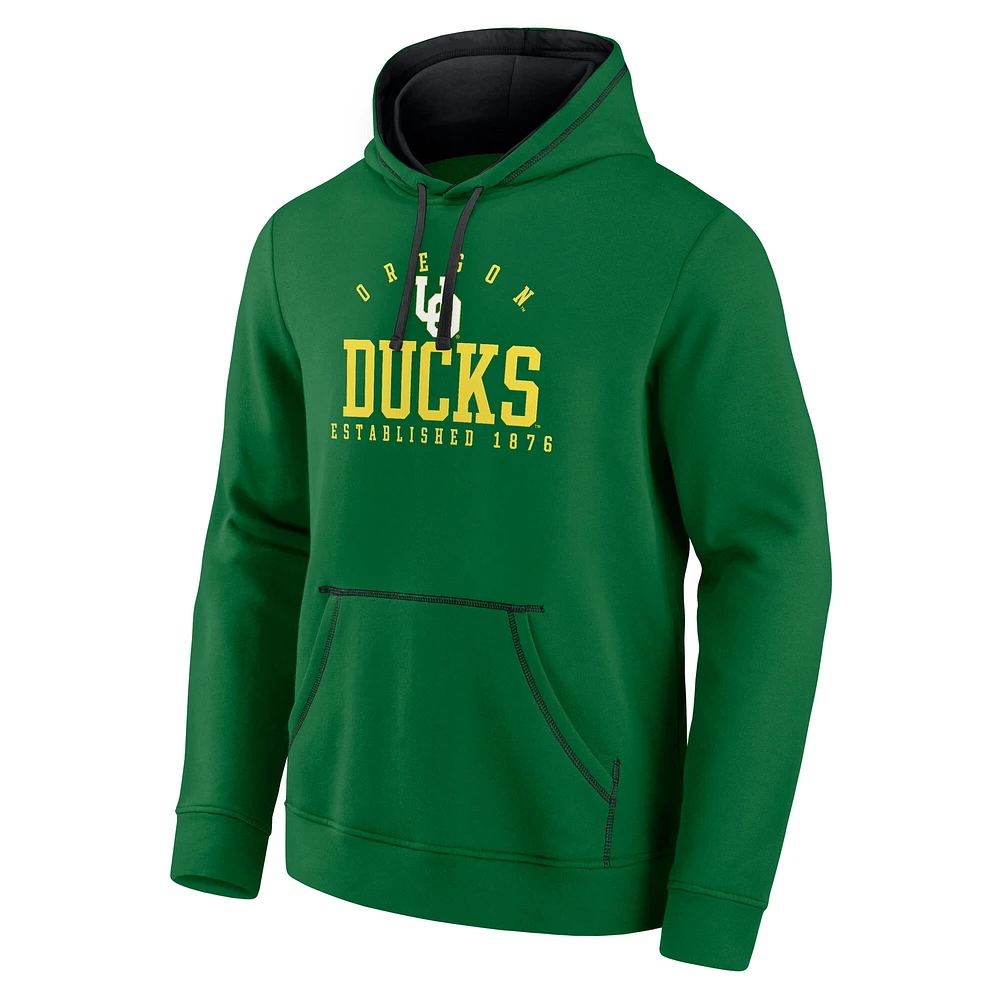 Men's Fanatics Green Oregon Ducks Toppler Fleece Pullover Hoodie