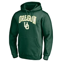 Men's Fanatics Green Oregon Ducks Traditional Bevel Pullover Hoodie
