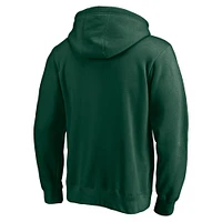 Men's Fanatics Green Oregon Ducks Traditional Bevel Pullover Hoodie