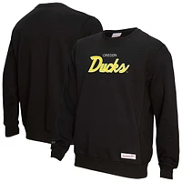 Sweat-shirt à capuche noir Oregon Ducks Elite Script pour homme de Mitchell & Ness