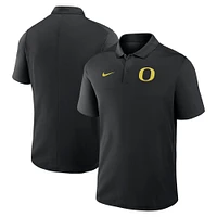 Men's Nike Black Oregon Ducks Primetime Victory Primary Logo Performance Polo