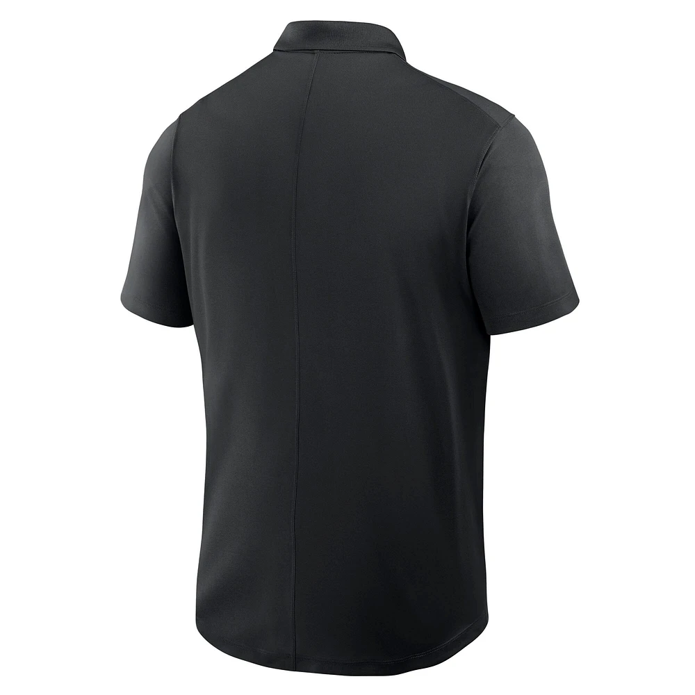 Men's Nike Black Oregon Ducks Primetime Victory Primary Logo Performance Polo