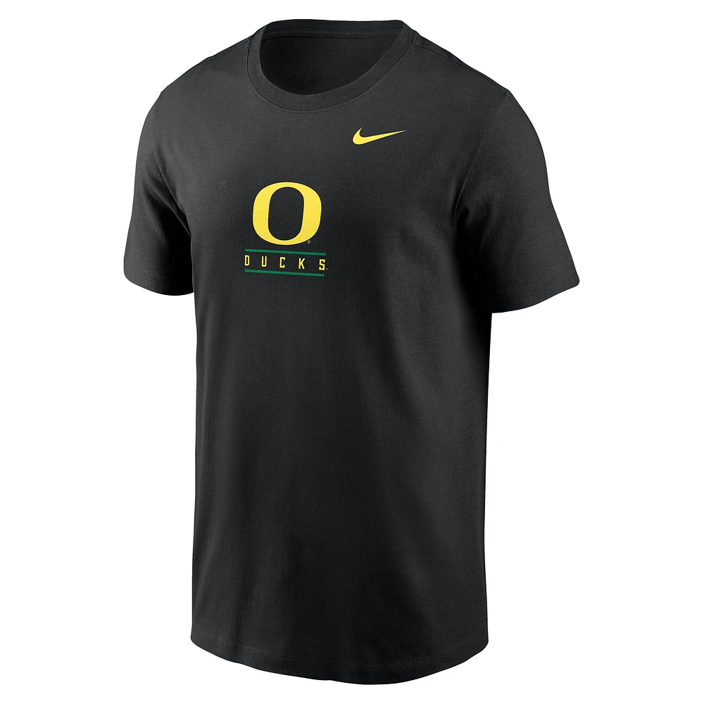 T-shirt Nike noir pour homme des Oregon Ducks