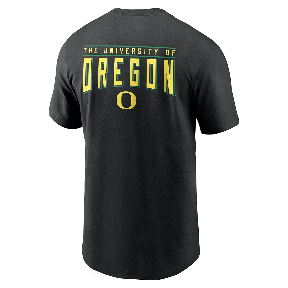 T-shirt Nike noir pour homme des Oregon Ducks