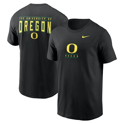 T-shirt Nike noir pour homme des Oregon Ducks