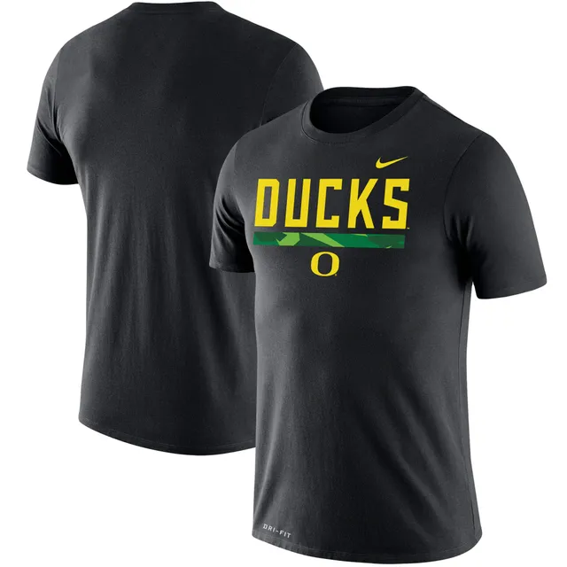 Men's Nike Green Oregon Ducks Baseball Plate Performance T-Shirt