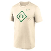 Men's Nike Cream Oregon Ducks Legend Baseball Icon Performance T-Shirt