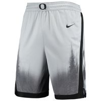 Men's Nike Gray/Black Oregon Ducks Limited Performance Basketball Shorts