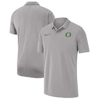 Men's Nike Gray Oregon Ducks 2023 Coaches Performance Polo