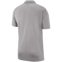 Polo performance Nike Oregon Ducks 2023 pour homme Gris