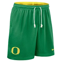 Short de performance réversible Nike vert/jaune Oregon Ducks 2025 pour homme