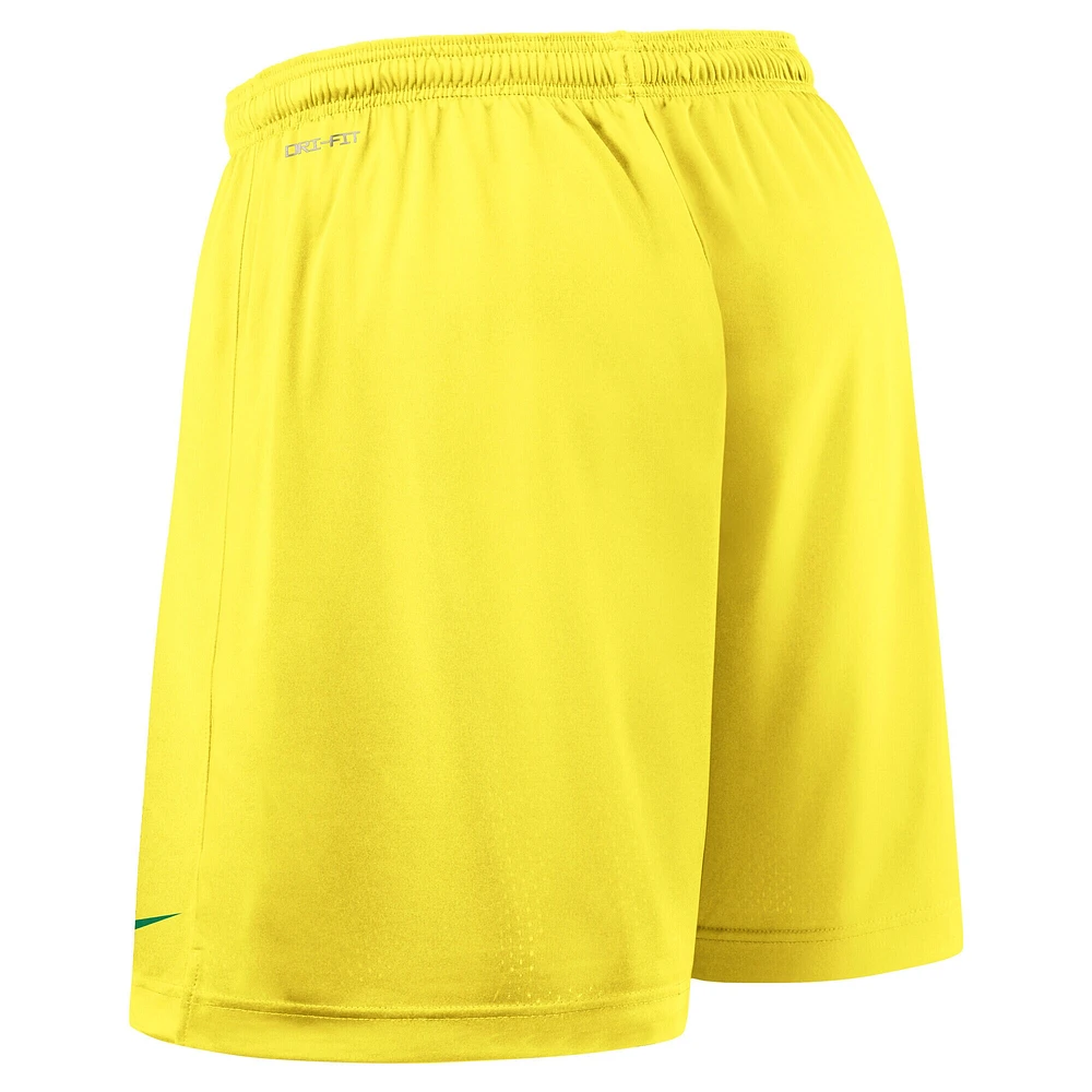 Short de performance réversible Nike vert/jaune Oregon Ducks 2025 pour homme