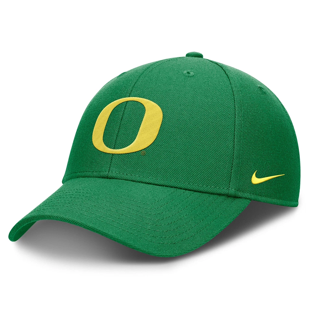 Casquette ajustable Nike Green Oregon Ducks 2024 On-Field Performance pour homme