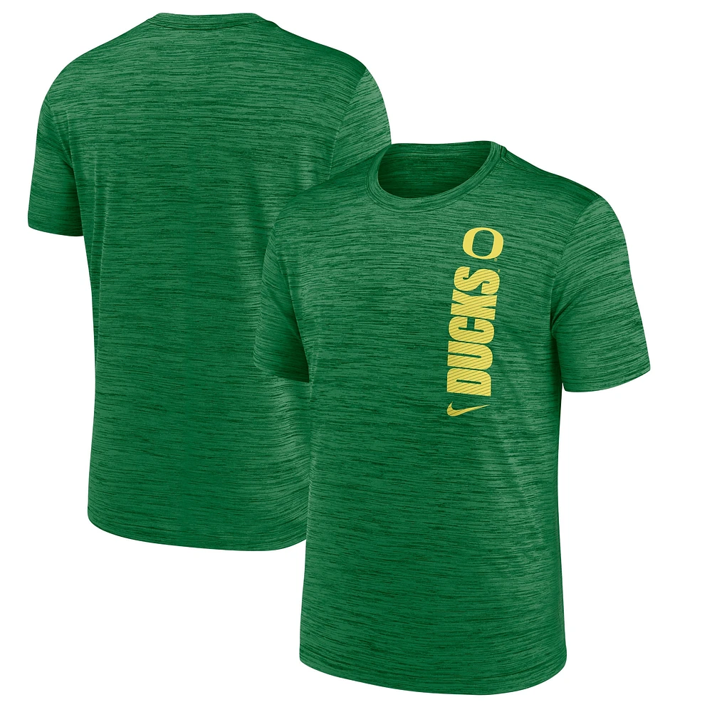 T-shirt Nike Sideline Velocity Performance pour homme, vert, Oregon Ducks 2024