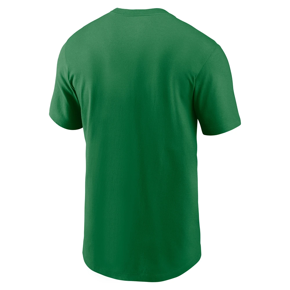 T-shirt de baseball Nike vert pour homme Oregon Ducks