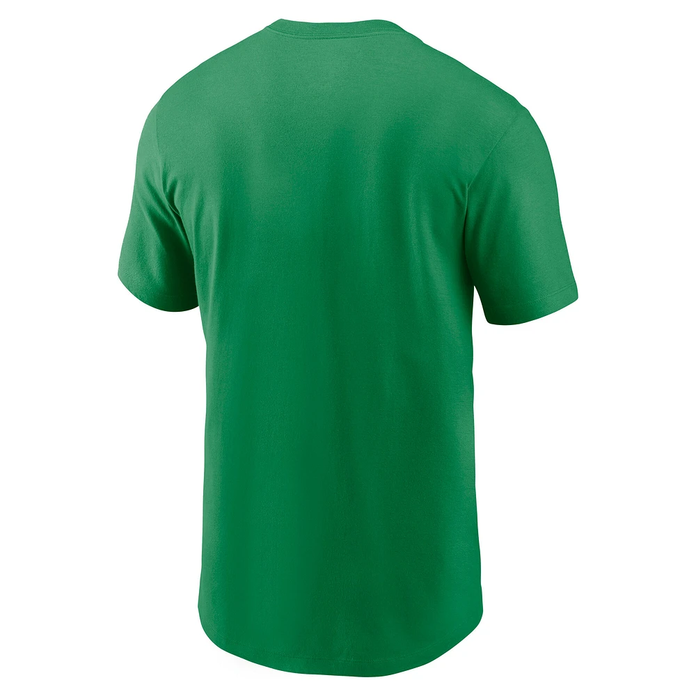 Men's Nike Green Oregon Ducks Basketball Icon T-Shirt