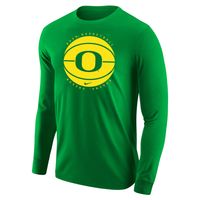 Men's Nike Green Oregon Ducks Basketball Long Sleeve T-Shirt