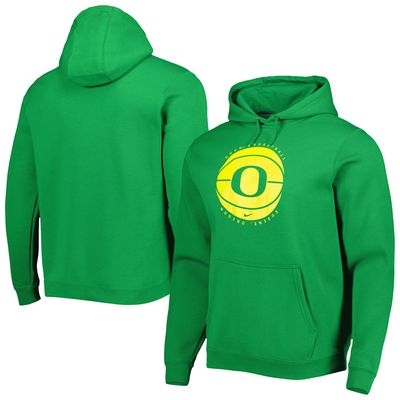 Men's Nike Green Oregon Ducks Basketball Pullover Hoodie