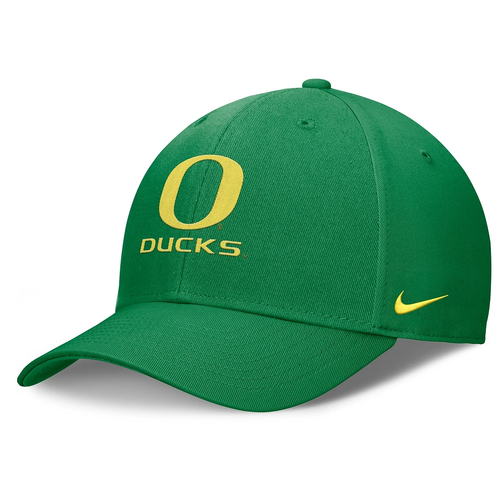 Casquette ajustable Nike Green Oregon Ducks Campus Club pour homme