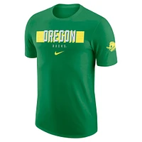 T-shirt Nike Oregon Ducks Campus Gametime vert pour homme