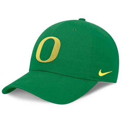 Casquette ajustable Nike Green Oregon Ducks Club Performance pour homme