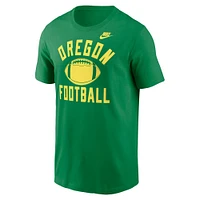 T-shirt Nike pour homme, vert, Oregon Ducks, Legacy Football Icon