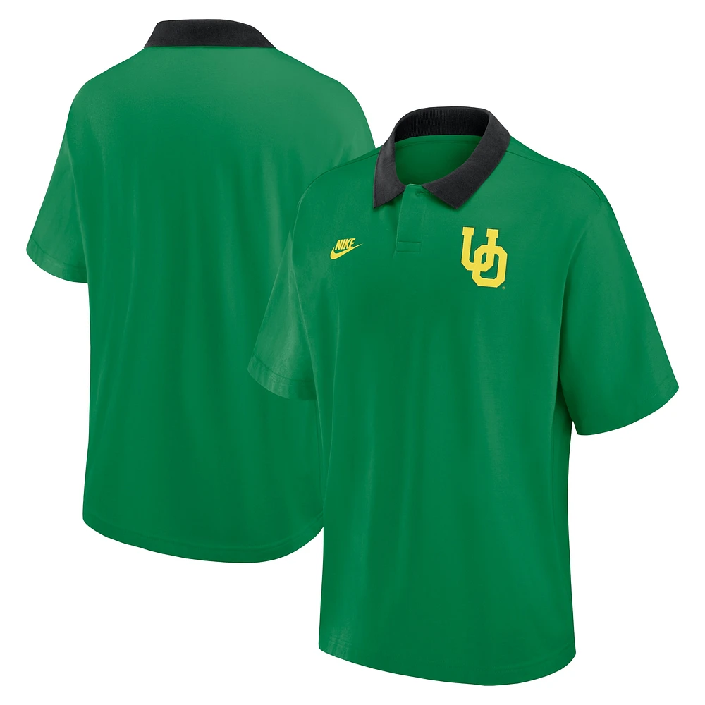 Polo Nike vert Oregon Ducks Legacy Jersey Club pour homme