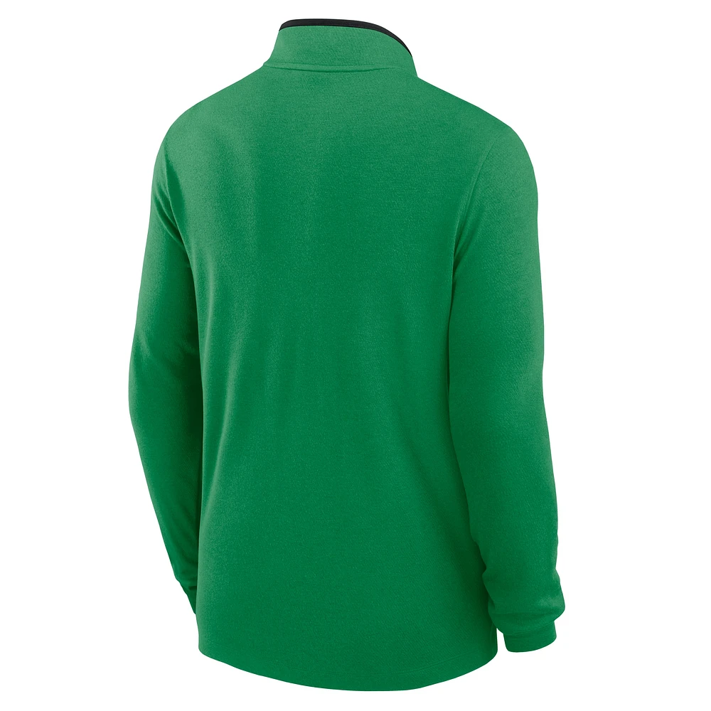 Men's Nike Green Oregon Ducks Lightweight Victory Performance Half-Zip Pullover