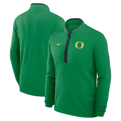 Men's Nike Green Oregon Ducks Lightweight Victory Performance Half-Zip Pullover