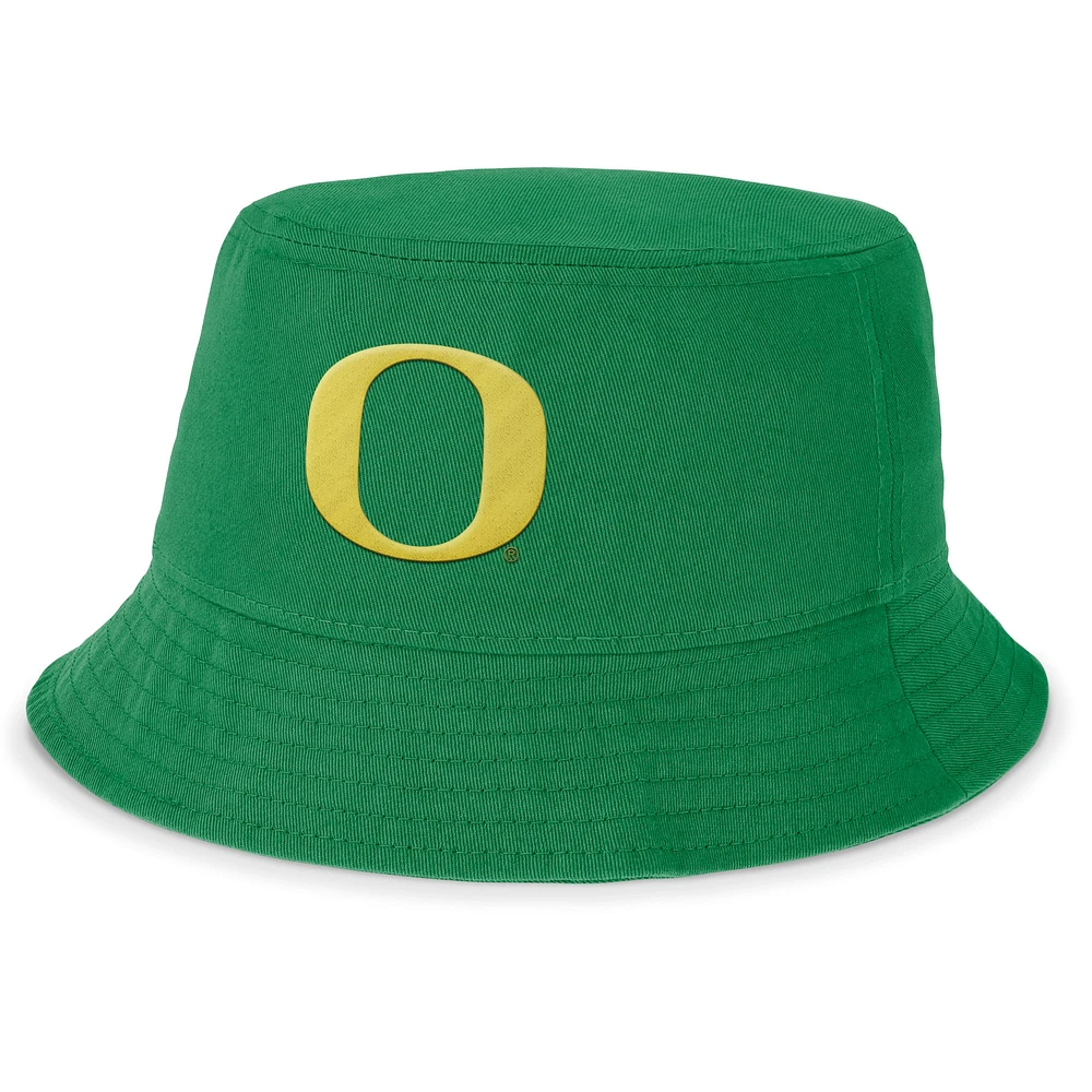 Chapeau bob Local Apex Nike pour hommes, vert Oregon Ducks